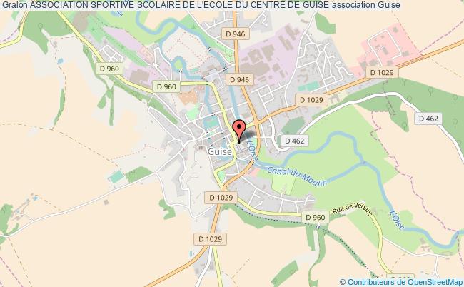 plan association Association Sportive Scolaire De L'ecole Du Centre De Guise Guise