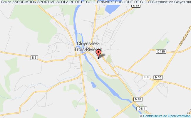 plan association Association Sportive Scolaire De L'ecole Primaire Publique De Cloyes Cloyes-sur-le-Loir