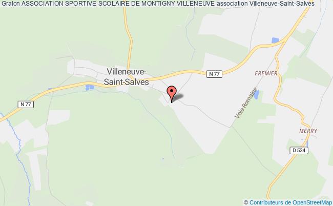 plan association Association Sportive Scolaire De Montigny Villeneuve Villeneuve-Saint-Salves
