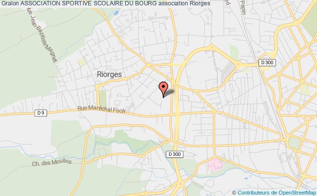plan association Association Sportive Scolaire Du Bourg Riorges