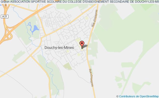ASSOCIATION SPORTIVE SCOLAIRE DU COLLEGE D'ENSEIGNEMENT SECONDAIRE DE DOUCHY-LES-MINES