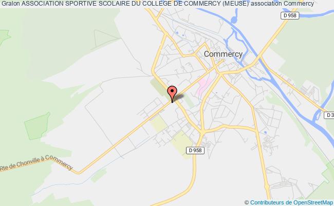 plan association Association Sportive Scolaire Du College De Commercy (meuse) Commercy