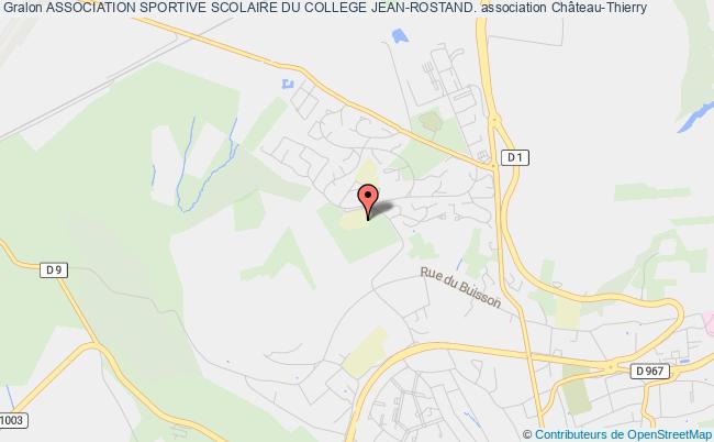 plan association Association Sportive Scolaire Du College Jean-rostand. Château-Thierry