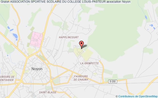 plan association Association Sportive Scolaire Du College Louis-pasteur Noyon