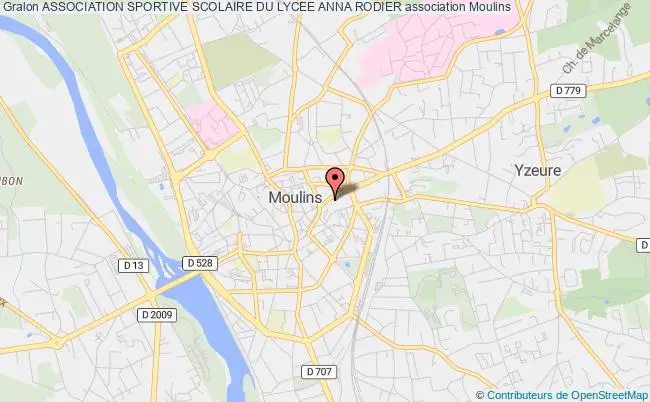 plan association Association Sportive Scolaire Du Lycee Anna Rodier Moulins