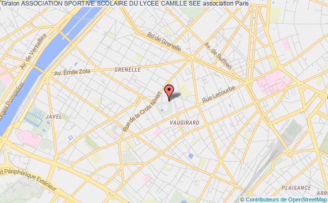 plan association Association Sportive Scolaire Du Lycee Camille See Paris