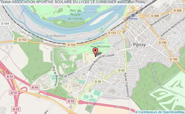 plan association Association Sportive Scolaire Du Lycee Le Corbusier Poissy