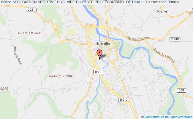 plan association Association Sportive Scolaire Du Lycee Professionnel De Rumilly Rumilly
