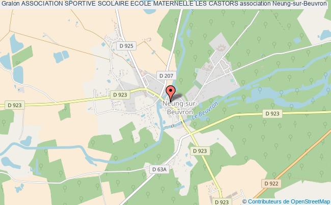 plan association Association Sportive Scolaire Ecole Maternelle Les Castors Neung-sur-Beuvron
