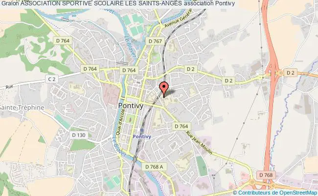 plan association Association Sportive Scolaire Les Saints-anges Pontivy