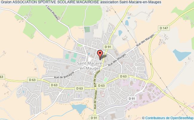 plan association Association Sportive Scolaire Macairoise Saint-Macaire-en-Mauges