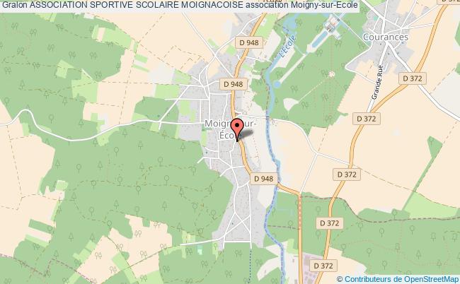 plan association Association Sportive Scolaire Moignacoise Moigny-sur-École