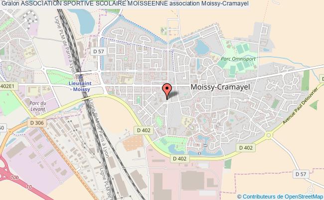 plan association Association Sportive Scolaire Moisseenne Moissy-Cramayel
