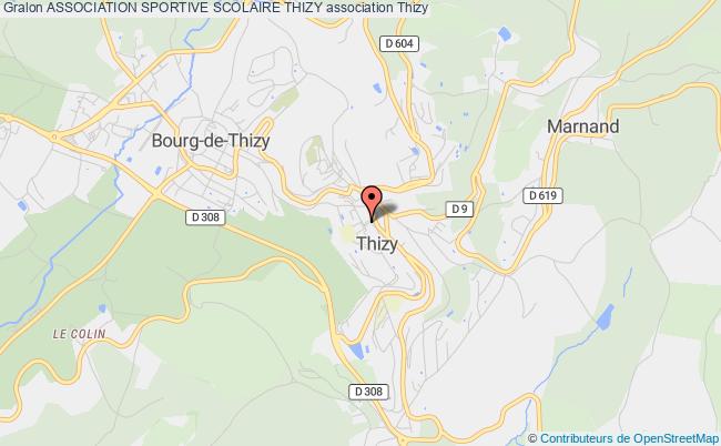 plan association Association Sportive Scolaire Thizy Thizy-les-Bourg