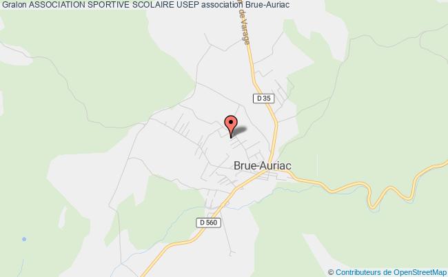 plan association Association Sportive Scolaire Usep Brue-Auriac