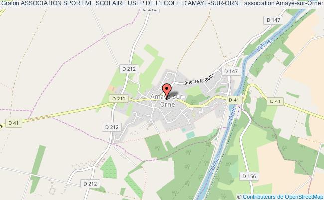 plan association Association Sportive Scolaire Usep De L'ecole D'amaye-sur-orne Amayé-sur-Orne