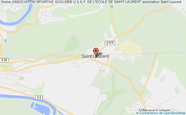 plan association Association Sportive Scolaire U.s.e.p. De L'ecole De Saint-laurent Saint-Laurent
