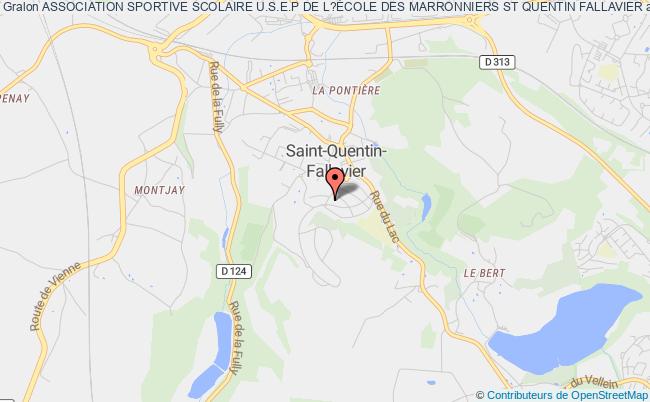 plan association Association Sportive Scolaire U.s.e.p De L?École Des Marronniers St Quentin Fallavier Saint-Quentin-Fallavier