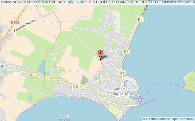 plan association Association Sportive Scolaire Usep Des Ecoles Du Canton De Quettehou Saint-Vaast-la-Hougue