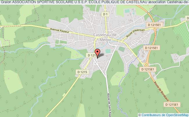 plan association Association Sportive Scolaire U.s.e.p. Ecole Publique De Castelnau Castelnau-de-Médoc