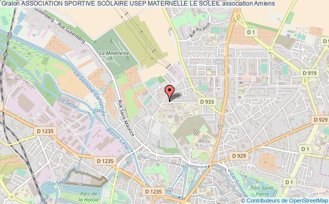 plan association Association Sportive Scolaire Usep Maternelle Le Soleil Amiens