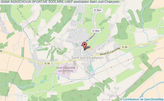 plan association Association Sportive Scolaire Usep Saint-Just-Chaleyssin