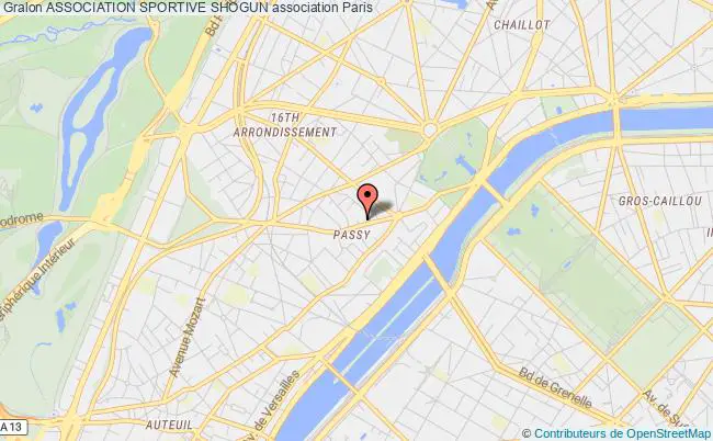 plan association Association Sportive Shogun Paris