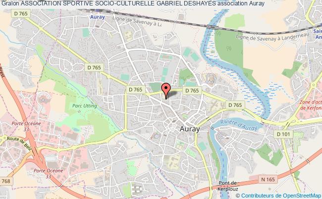 plan association Association Sportive Socio-culturelle Gabriel Deshayes Auray