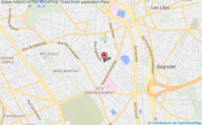 plan association Association Sportive Team Raw Paris