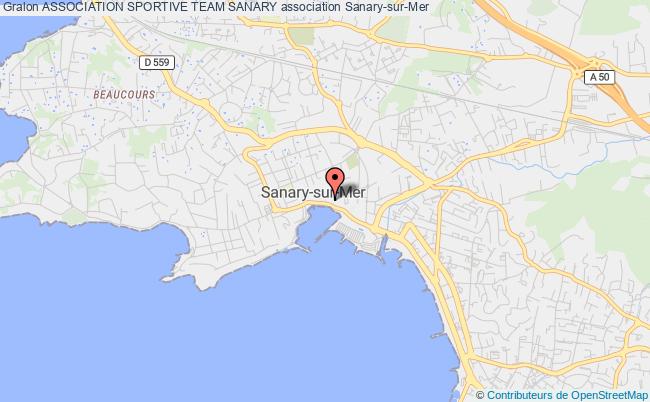 plan association Association Sportive Team Sanary Sanary-sur-Mer