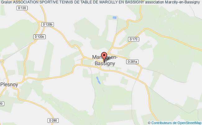 plan association Association Sportive Tennis De Table De Marcilly En Bassigny Marcilly-en-Bassigny