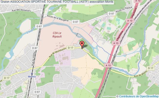 plan association Association Sportive Touraine Football (astf) Monts
