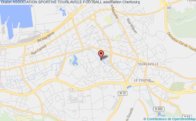 plan association Association Sportive Tourlaville Football Cherbourg-en-Cotentin
