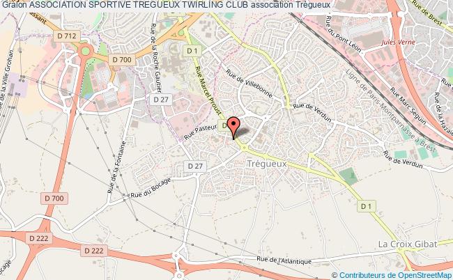 plan association Association Sportive Tregueux Twirling Club Trégueux