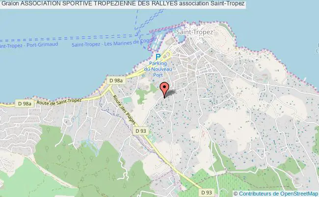 plan association Association Sportive Tropezienne Des Rallyes Saint-Tropez