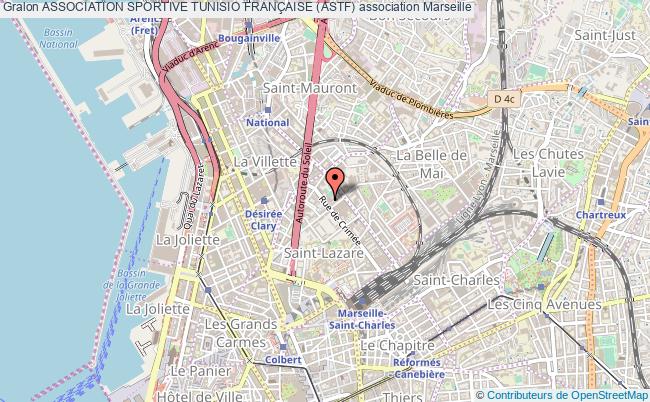 plan association Association Sportive Tunisio FranÇaise (astf) Marseille
