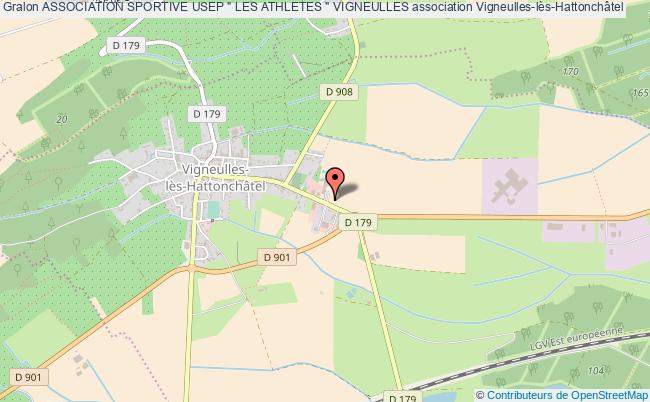 plan association Association Sportive Usep " Les Athletes " Vigneulles Vigneulles-lès-Hattonchâtel