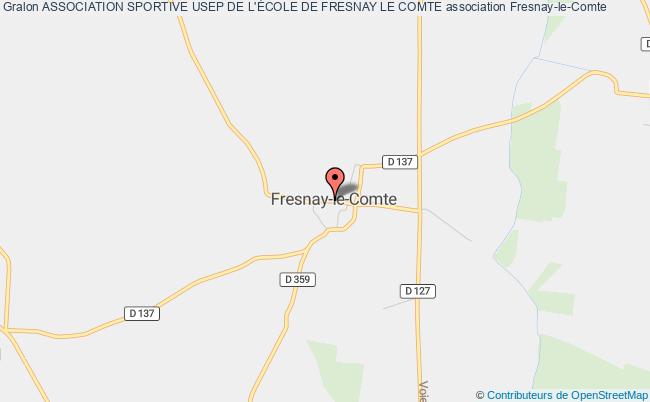plan association Association Sportive Usep De L'École De Fresnay Le Comte Fresnay-le-Comte