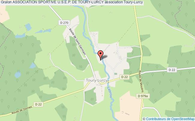 plan association Association Sportive U.s.e.p. De Toury-lurcy Toury-Lurcy