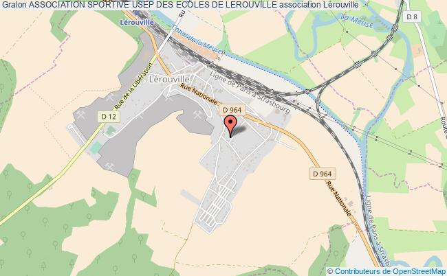 plan association Association Sportive Usep Des Ecoles De Lerouville Lérouville