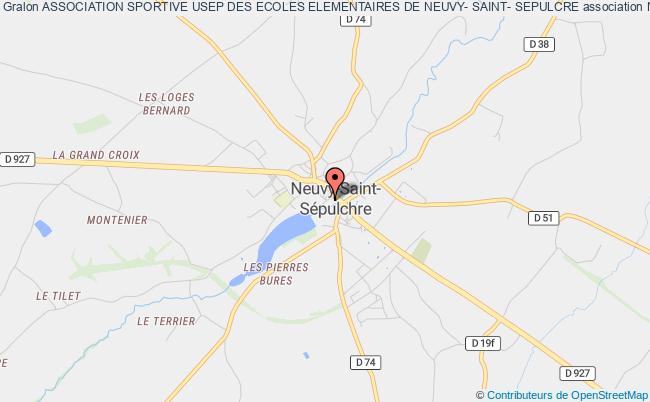 plan association Association Sportive Usep Des Ecoles Elementaires De Neuvy- Saint- Sepulcre Neuvy-Saint-Sépulchre