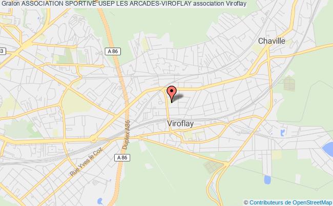 plan association Association Sportive Usep Les Arcades-viroflay Viroflay