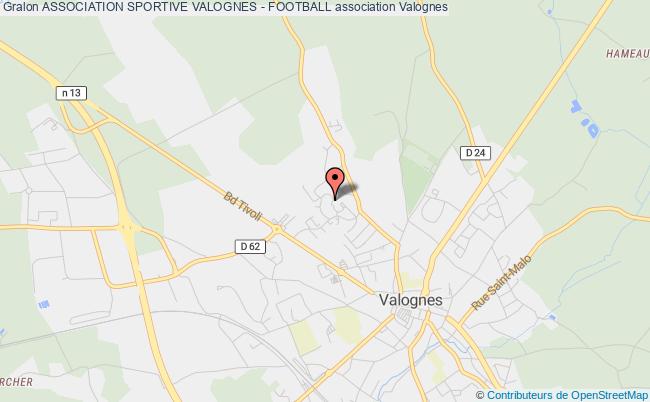 plan association Association Sportive Valognes - Football Valognes
