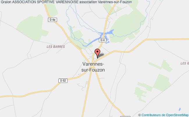 plan association Association Sportive Varennoise Val-Fouzon
