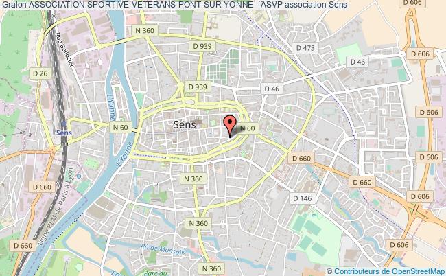 plan association Association Sportive Veterans Pont-sur-yonne - Asvp Sens