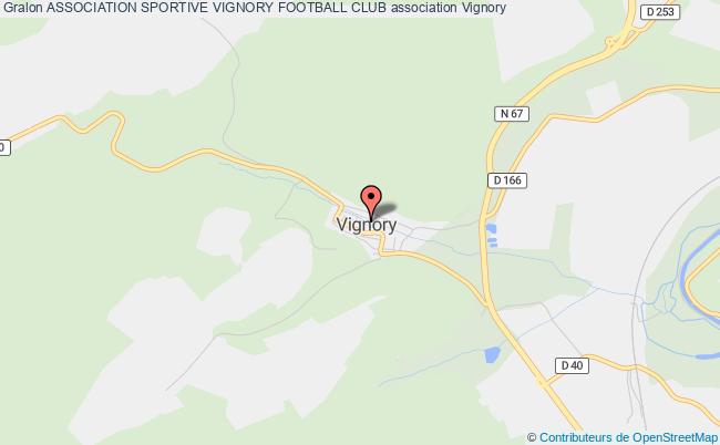 plan association Association Sportive Vignory Football Club Vignory