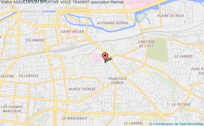 plan association Association Sportive Voile Transat Rennes