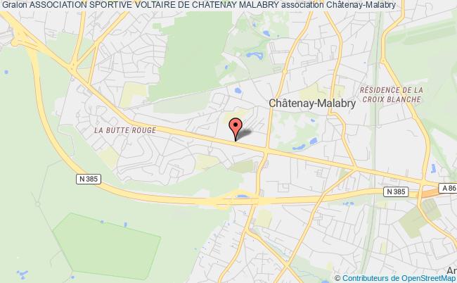 plan association Association Sportive Voltaire De Chatenay Malabry Châtenay-Malabry