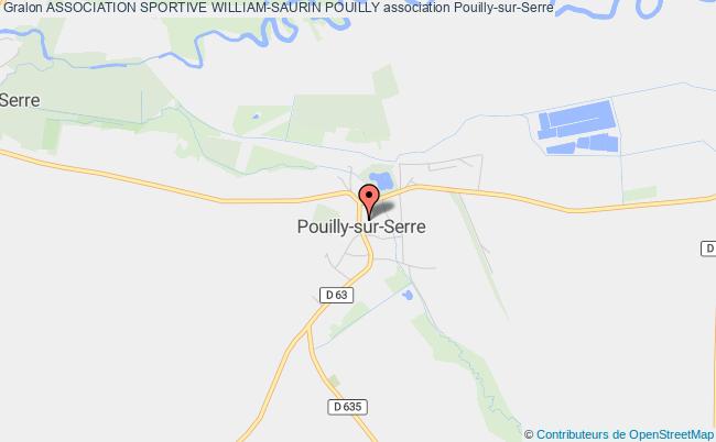 plan association Association Sportive William-saurin Pouilly Pouilly-sur-Serre