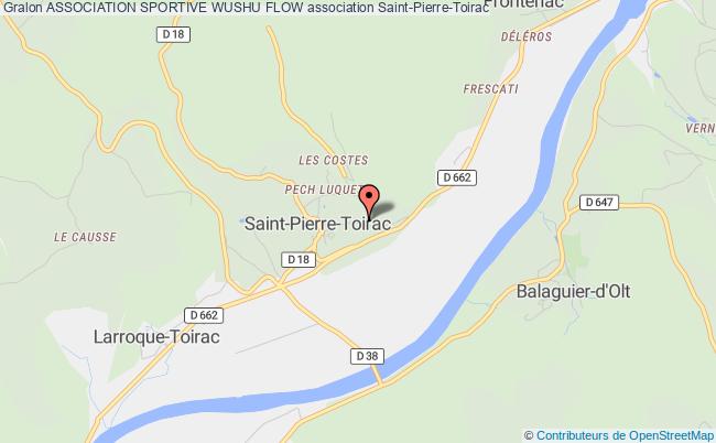 plan association Association Sportive Wushu Flow Saint-Pierre-Toirac